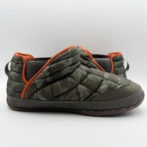 L.L.Bean Mens Mountain Classic Quilted Ankle Boots US 12 M Green Camo NWOB main image 12